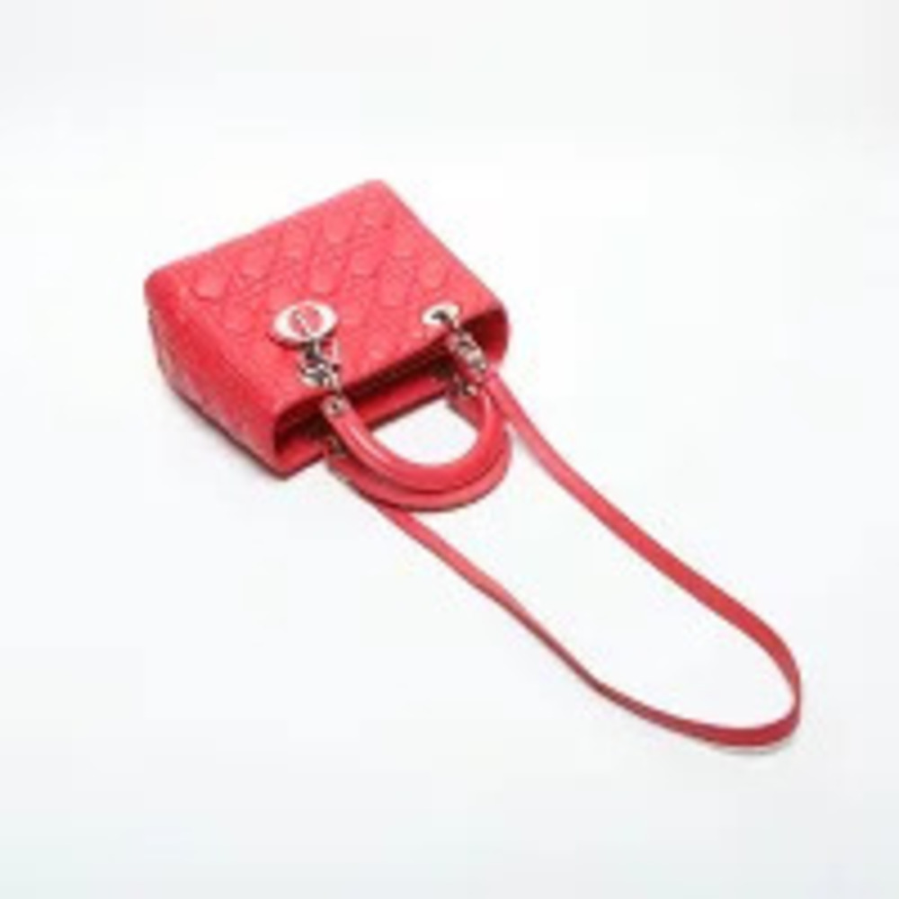 Christian Dior Lady Handbag Pink - Picture 9 of 13